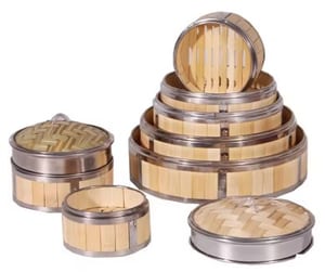 WOODEN DIMSUM BASKET