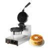 1200W Electric 180-Degree Rotating Round Waffle Machine