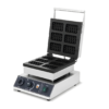 1700W 6-Slot Rectangular Biscuit Waffle Maker Machine