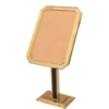 Golden A2 Sized Display Board 8 Sided with Square Pole