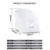 1800W Powerful Wall Mountable Plastic Automatic Sensor Hand Dryer Machine - Image 2