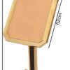 Golden A2 Sized Display Board 8 Sided with Square Pole - Image 2