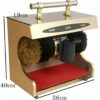 Premium Electric Shoe Polishing and Cleaning Machine with Shoe Cream Dispenser.(Colour Gold) - Image 2