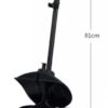 Plastic Dustpan with Broom (Colour Black) - Image 4