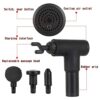 6 Gear Gun Full Body Massager with 4 Specialized Head, 6 Speed Percussion and Firm Gripped Handle - Image 3