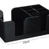 Heavy Duty Plastic Bar Caddy Organizer Compartment Holder with 6 Compartments - Image 2