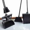 Plastic Dustpan with Broom (Colour Black) - Image 5