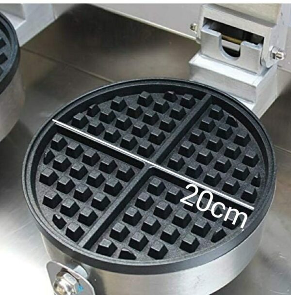 1200W 1PW Electric Round Waffle Maker Machine - Image 3