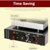 1800W Electric Square Waffle Cone Maker Machine - Image 3
