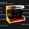 Premium Electric Shoe Polishing and Cleaning Machine with Shoe Cream Dispenser.(Colour Gold) - Image 3