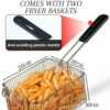 2500W Electric 16L Double Headed Fryer - Image 3