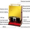 Electric 100 Watts Tall Shoe Polish Machine with Mirror Finishing - Image 4