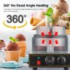 1200W 1PC Electric Round Waffle Cone Maker Machine - Image 4