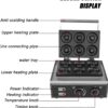 1700W Electric 6-Slot Donut Waffle Maker Machine - Image 4