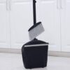 Plastic Dustpan with Broom (Colour Grey) - Image 4