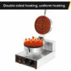 1200W 1PW Electric Round Waffle Maker Machine - Image 5
