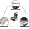 1700W Electric 6-Slot Donut Waffle Maker Machine - Image 5