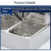 2500W Electric 8L Double Fryer (Code: FY82) - Image 6