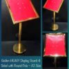 Golden Display Board A2 Sized 4 Sided with Round Pole Heavy Duty - Image 5