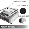 1800W Electric 811 Commerial Sandwich Griller - Image 6