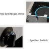Round Gas Waffle Machine With Wooden Handle - Image 6