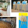 Wooden Triangle Writing Painting Display Board (Size: 5 Ft Tall) - Image 6