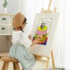 Wooden Triangle Writing Painting Display Board (Size: 5 Ft Tall) - Image 7