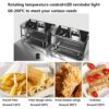 2500W Electric 16L Double Headed Fryer - Image 7