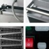 1800W Electric 4-Slot Lolly Stick Waffle Maker Machine - Image 8
