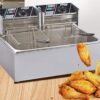 2500W Electric 16L Double Headed Fryer - Image 8