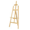 Wooden Triangle Writing Painting Display Board (Size: 5 Ft Tall)