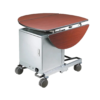 Electric Food Warmer Trolley With Hot Box Cabinet