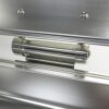 Heavy Duty 6L Square Food Grade Stainless Steel Matt Finish Chafing Dish with Roll Top Lid and Hydraulic Hinges for Soft Closing and Gel Based Burner Container for Heating Purposes (Container Capacity 6L Approx) - Image 3