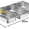 Electric SS Chafing Dish Containing 3 Units of 1/3 GN Pans Chafing Dish Bain Marie Chocolate Melter With Transparent See Through Poly Carbonate (PC) Roll Top Lid (GN Pan Depth:65mm and GN Pan Capacity:2.25L Each Pan Approx) - Image 3