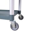 ABS Fibre 3 Layer Service Cart Trolley (Size: Small) - Image 4