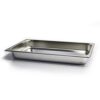 Heavy Duty 10L Rectangular Food Grade Stainless Steel Matt Finish Chafing Dish with Roll Top Lid and Hydraulic Hinges for Soft Closing and Gel Based Burner Container for Heating Purposes (Container Capacity 10 Litres Approx) - Image 6