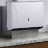 Rectangle Plastic Wall Mountable Tissue Paper Toilet Paper Holder (Colour: White) - Image 4