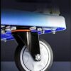 ABS Fibre Rectangle Foldable Blue Cart Trolley with SS Rod Support (Size: Small) - Image 5