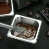 SS 2 Compartment Electric Chocolate 1/6 GN Pans Cheese Melter with SS Lid (Each GN Pan Size: 176x162x150mm, Each Pan Capacity: 2.25L Approx) - Image 4