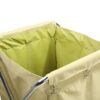Stainless Steel Square Shaped Laundry Trolley Clothes Sorter with Wheels and Removable Canvas Bag - Image 7