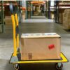 ABS Fibre Rectangle Foldable Yellow Cart Trolley (Size: Big) - Image 8