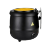 400W Electric 10L Heavy Duty Commercial Soup Pot Turin Liquid Warmer Hot Pot Heater (Colour: Black)