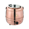 400W Electric 10L Heavy Duty Commercial Soup Pot Turin Liquid Warmer Hot Pot Heater (Colour: Rose Gold)