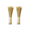 Pack of 2 Bamboo Wood Based Hygienic Cleaning Chinese Broom for Ideal Heavy Duty Cleaning Use of Woks, Dosa Bhatties, Stoves