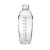 750ml Transparent Cocktail Shaker/Boston Shaker with Measurements in Box Packing
