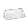 PC Transparent Rectangular Roll Top Lid with Either Side 90 Degrees Opening & Fit Area (Size: Size: 52×32×18cm)
