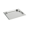 SS 1/2 GN PAN with 2cm Depth (Size: 32.5×26.5cm, Pan Depth: 2cm)