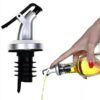 Pack of 4 Leak Proof Oil Wine Liquid Dispenser Pourer Bottle Cap Stopper Dispenser with Black Dust Cover Bottle Stopper (Suitable for All Bottles Having Opening With Inner Diameter Between 1.4 to 1.8cms, Quantity – 4 Pieces per Pack in Card Packing)