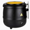 400W Electric 10L Heavy Duty Commercial Soup Pot Turin Liquid Warmer Hot Pot Heater (Colour: Black) - Image 9