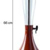 Wooden Brown 4L Beer Tower Beverage Dispenser with Gel Based SS Ice Tube Stick for Hassle Free Freezing (Colour - Wooden Brown) - Image 6